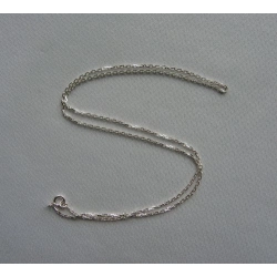 Łańcuszek srebrny ankier diamentowany 50 cm (22.00 3g)